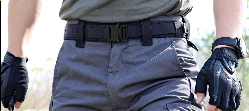 Men's Summer Cargo Shorts Military Wear-resistant Waterproof Pant Outdoor Sports Breathable Joggers Multiple Pockets Work Shorts