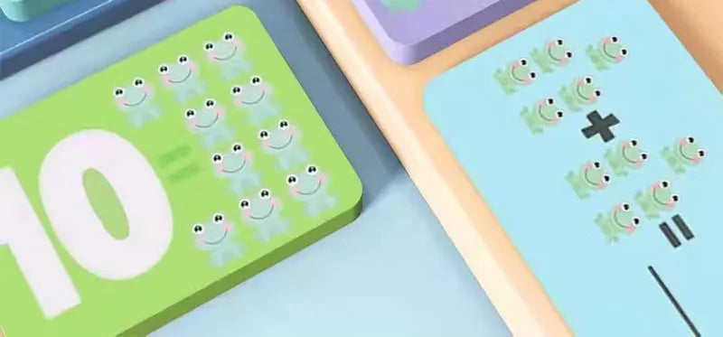 Children's digital frog balance toy early education puzzle addition and subtraction enlightenment balance mathematics teaching t