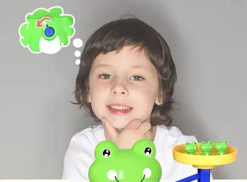 Children's digital frog balance toy early education puzzle addition and subtraction enlightenment balance mathematics teaching t