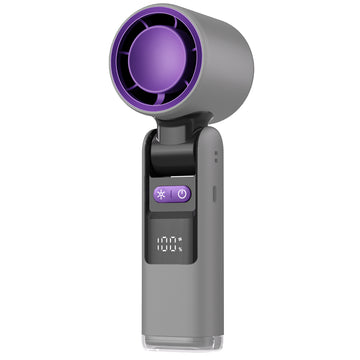 Fit For Portable Turbofan USB Rechargeable Strong Wind Adjustable Wind Speed 4000mAh Foldable Outdoor Camping Cooling Fan