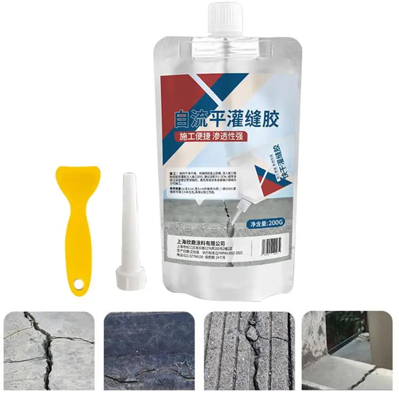 200g Concrete Crack Filler Glue – Heavy Duty Waterproof Repair Adhesive