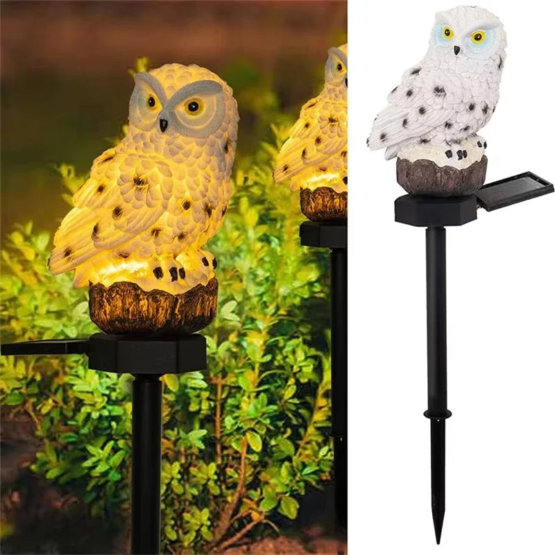 Solar Owl LED Garden Light – Waterproof Outdoor Decor Lamp